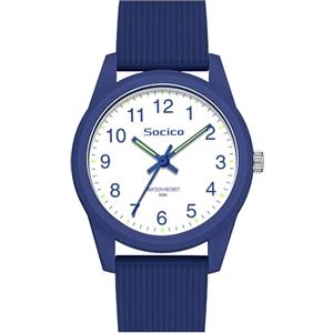 SOCICO Orologio analogico sportivo impermeabile 30m per bambini 5-15 anni | Fascia leggera per scuola e svago, antiurto, quadrante chiaro, sicuro per le attività quotidiane dei bambini