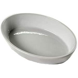 Gicos PIROFILA Ovale in Porcellana Bianca 27 * 18 * 5,5 CM BOV-646744