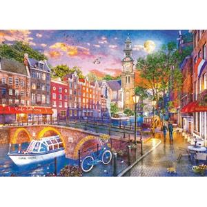 Ravensburger - Puzzle 1000 Piezas Amsterdam | Puzzle Adultos 70x50cm | Puzle 1000 Piezas | Rompecabezas Ilustrados