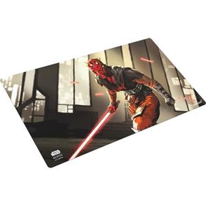 Gamegenic Star Wars Unlimited Darth Maul PRIME GAME MAT - Officially Licensed, Full-Color Printed, Playmat, Slip-Resistant 24" by 14" Rubber Mat, Compatible with TCGs & LCGs, Made by Gamegenic
