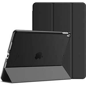 JETech Custodia per iPad Pro 10,5" 2017, iPad Air 3ª Gen 2019, Nero | Cover Retro Traslucido Sottile, Supporto Tri-Pieghevole, Auto Svegliati/Sonno