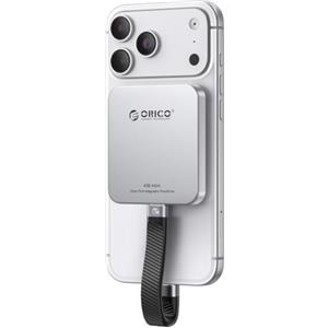 ORICO SSD esterno magnetico da 128 GB, lega di alluminio, fino a 150 MB/s | Unità a stato solido esterna, archiviazione mobile plug & play per iPhone, Android, laptop, ideale per uso studentesco