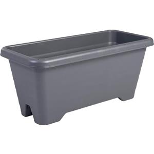 Iris Ohyama, Vaso per piante, fioriera sospesa con sistema di drenaggio dell'acqua per il giardinaggio - Air Planter600, Grigio