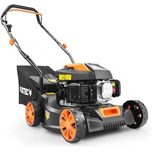 FUXTEC Tagliaerba a scoppio FX-RM4180 - 41 cm - cassetta erba 45 L | Tosaerba a benzina leggero - compatto - maneggevole - larghezza di taglio 41 cm - cassetta per erba 45 L