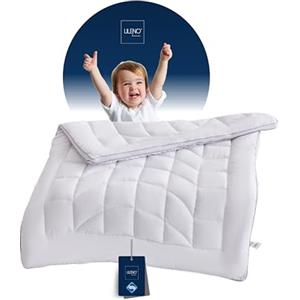 LILENO HOME Coperta estiva per bambini, 100 x 135 cm, set da 1 con rete climatica CoolComfort, extra morbida, per bambini, 100 x 135 cm, perfetta come coperta estiva leggera, lavabile fino a 95 °C