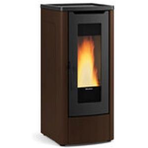 STUFA A PELLET VENTILATA LA NORDICA EXTRAFLAME DAHIANA 5.0 10 KW BRONZO V4