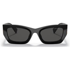 Miu Miu Occhiali da Sole MU09WS 1AB5S0 Nero/Grigio Scuro Donna 53/22/135