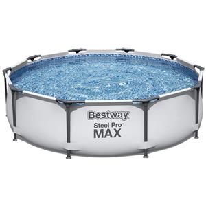 BESTWAY - STEEL PRO MAX PISCINA FUORI TERRA ROTONDA 305 X 76 CM + POMPA FILTRO 56408