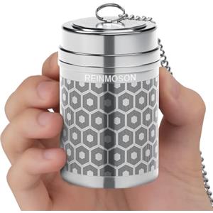 Reinmoson Infusore Grande per tisane acciaio inox 304, 5×7,1 cm infusore tè | Filtro per tisane a maglia extra fine, colino per tisane e tè, filtro te infusione adatto a teiera, tazza, mug e caraffa