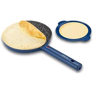 SOKANY SK-07057 Crepiera elettrica con Manico - Crepes Maker, Crêpes Maker Antiaderente, Temperatura automatica, Diametro 20 cm, Piastra Crepes Macchina Portatile