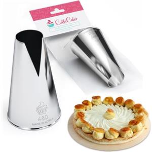 Cukkicakes Beccuccio per Sac a Poche Professionali (480) per decorare Saint Honore Torte, Cupcake e Biscotti - Bocchette per Pasticceria prodotte in Corea